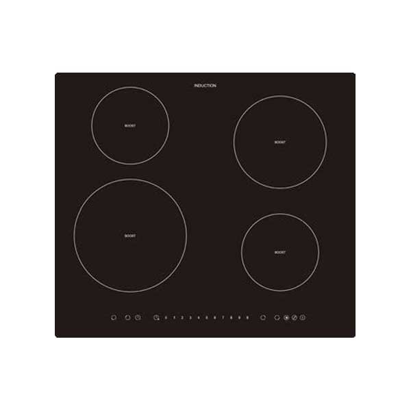 Four Burner Dual Bridge Induction Cooktop With Touch Controls