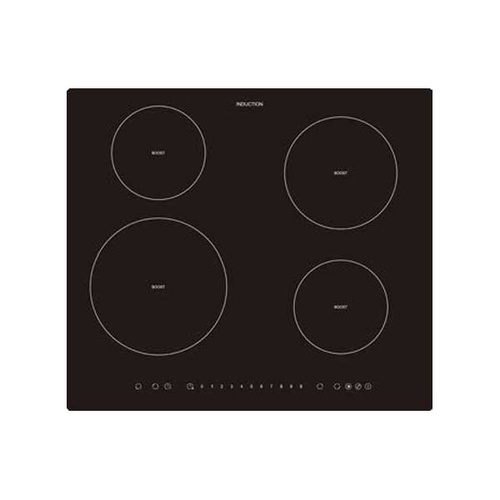 Four Burner Dual Bridge Induction Cooktop With Touch Controls - 590MM