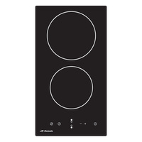 Two Burner Ceramic Glass Electric Cooktop With Touch Controls - 288MM - CEC30