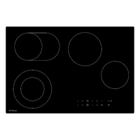 Ceramic Glass Electric Cooktop with Touch Controls - 770mm