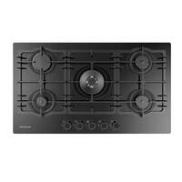 Black Gas-On-Glass Cooktop - 900mm - GOG90S