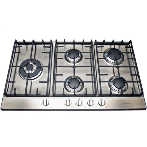 Stainless Steel Gas Cooktop + FFD & Side Wok Burner - 860mm - IGCSW90-A