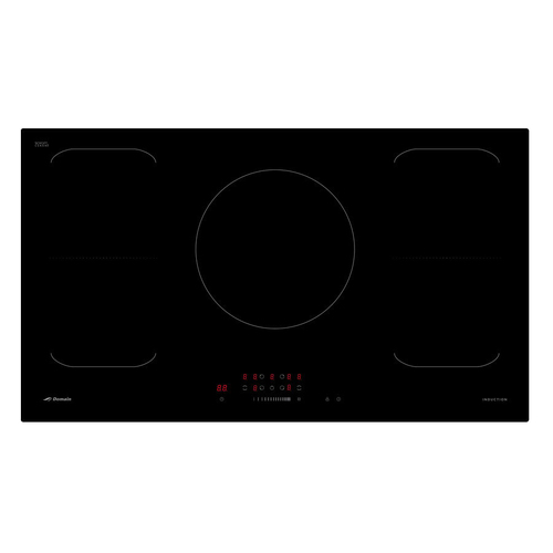 Dual Bridge Induction Cooktop with Triple Flexi-Zone Burners and Touch Controls - 900mm - IND90-EC