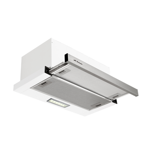 Extra-Powerful Stainless Steel Inbuilt Slide Out Rangehood - 600mm