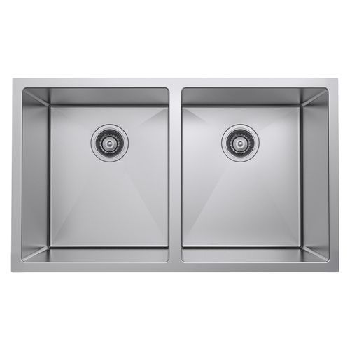 Double Bowl Undermount Kitchen Sink - 760mm - UM760-20