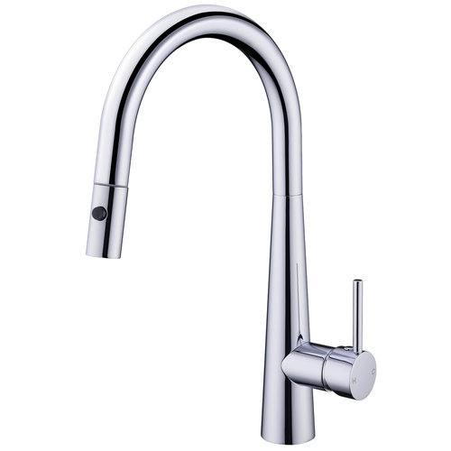 Gooseneck Kitchen Mixer Tap with Pull Out Nozzle - VENUS-PULL